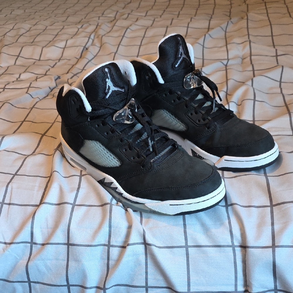 Jordan Black and White Sneakers